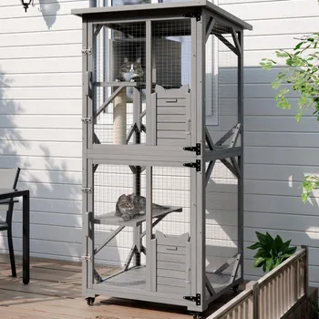 Outdoor Catio Cat Enclosure 1