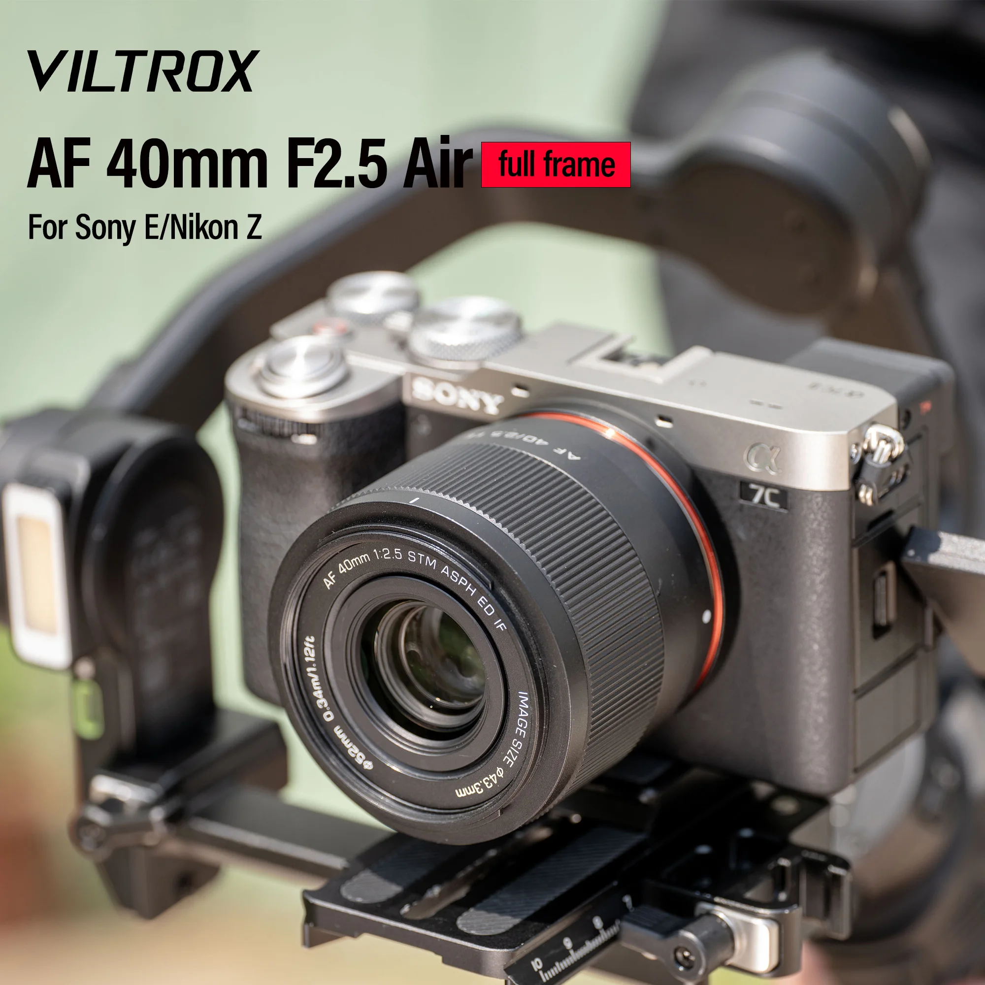 Viltrox 25mm 35mm 56mm F1.7 20mm F2.8 40mm F2.5 50mm F2.0 에어 시리즈 카메라 렌즈 ( E, 니콘 Z, 후지필름 XF 마운트 카메라용)