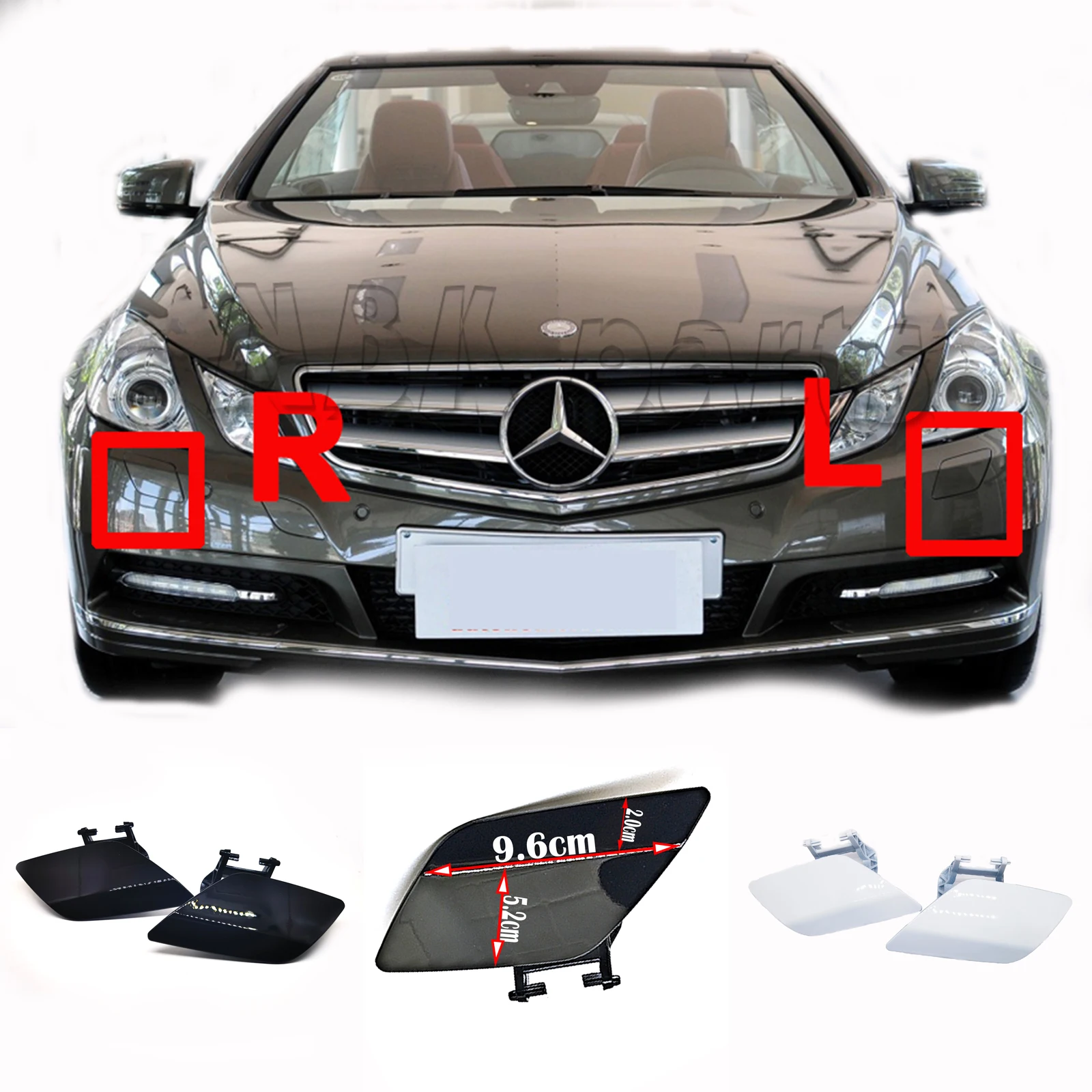 

Подходит для 10-13 Mercedes Benz E W207 переворот C207 трансформер A207 E200 E250 E300 E350 E400 E500 крышка омывателя A2078800105 A2078800205