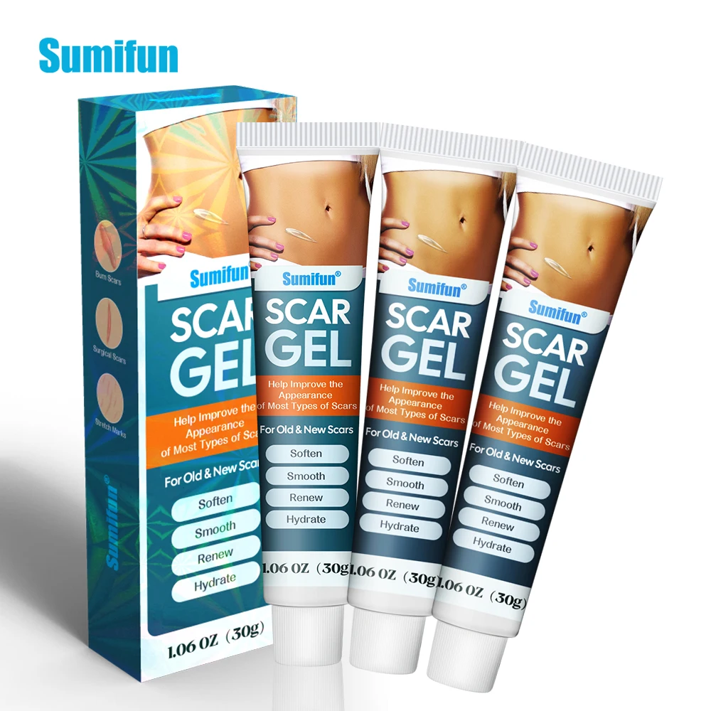 Sumifun 30g Scar Removal Cream Remove Acne Spots Treatment Stretch Marks Burn Surgical Cream Skin Scar Repair Smoothing Ointment