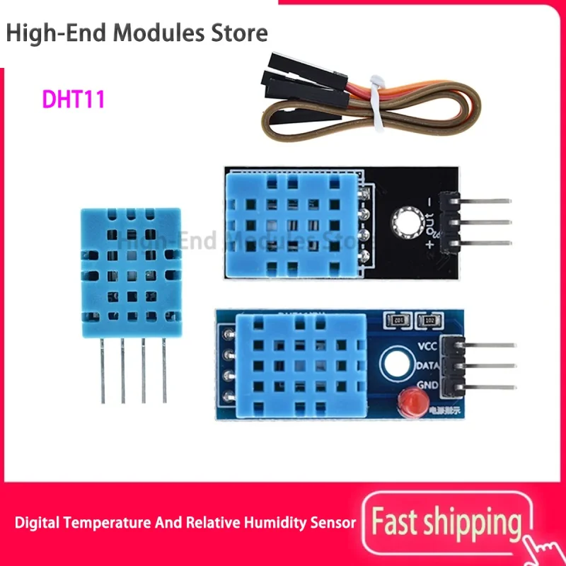 

Цифровой модуль датчика температуры и относительной влажности DHT11 для Arduino PCB для Arduino DIY стартовый комплект