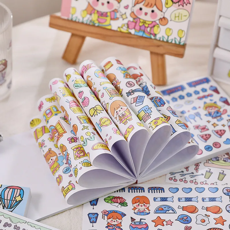 

50 Sheets Happy Candy House Series Decorative Stickers Book Cute Girl Mobile Sticker Scrapbooking Journal Craft Sticker Planner