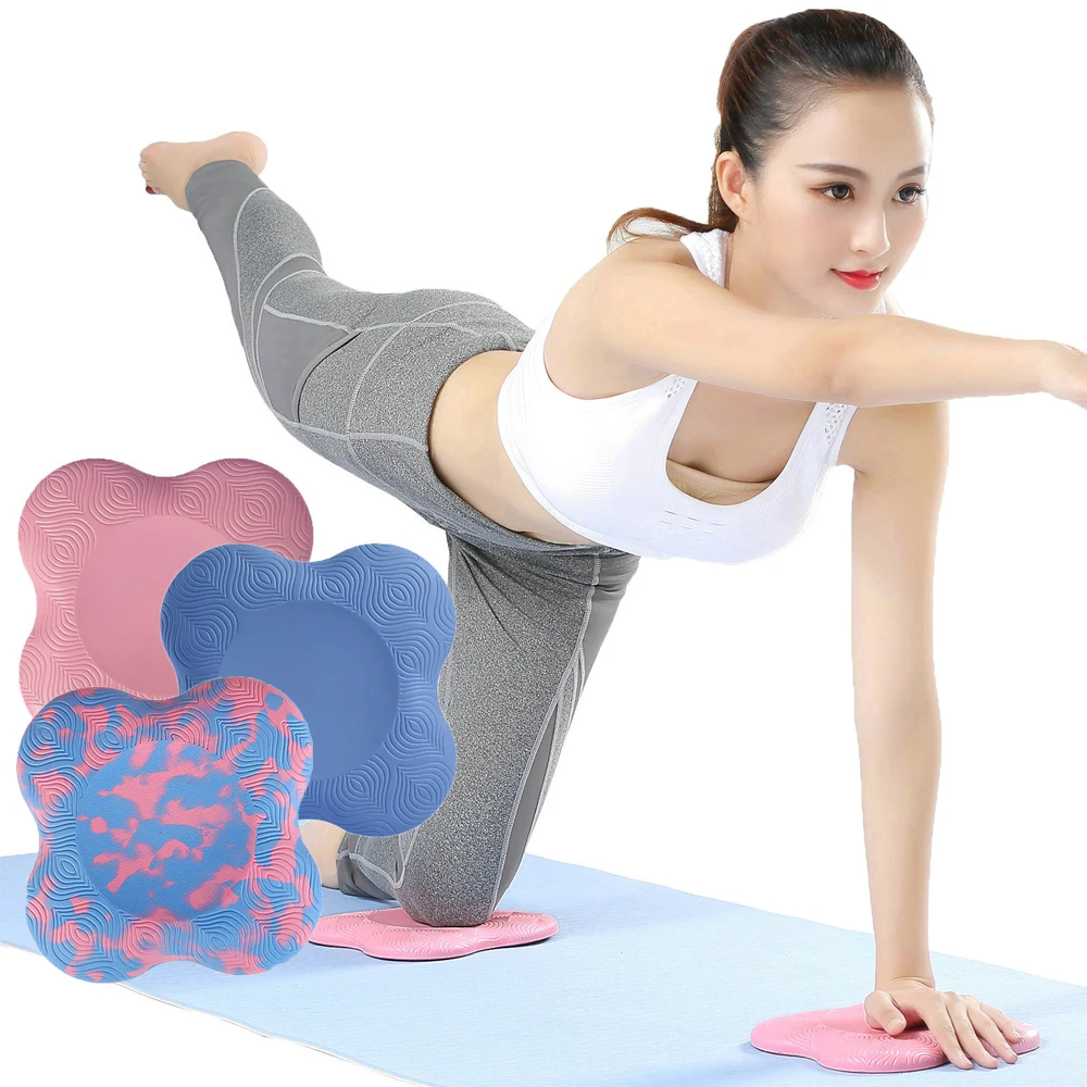 Yoga Knee Pads Cushion Support Knee Wrist Hips Hands Elbows Balance Support  Pad Yoga Mat Fitness Exercise Sports