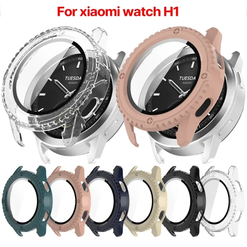 

Dustproof Bumpers Screen Protector for WatchS3 PC Housing Tempered Film + Shells