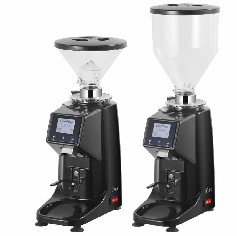 110V 220V Professional Espresso Coffee Grinder Bean Machine Electric Flat Blade Coffee Mill Bean Grinder 4