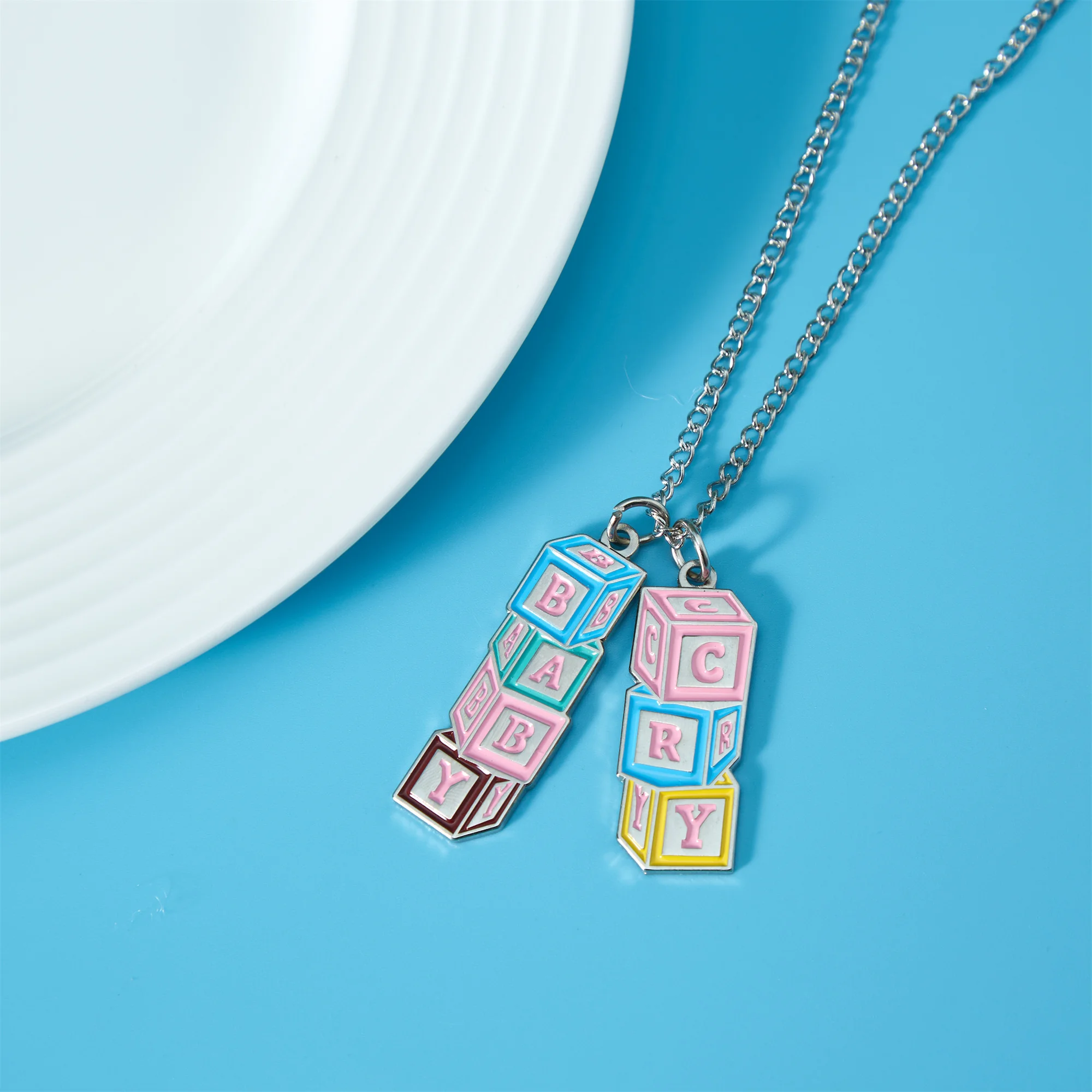 “CRY BABY” Pendant Necklace Popular Singer Melanie and Martinez Music Albums Periphery Enamel Pendant Fans Jewelry 2
