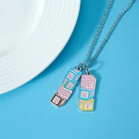 “CRY BABY” Pendant Necklace Popular Singer Melanie and Martinez Music Albums Periphery Enamel Pendant Fans Jewelry 2