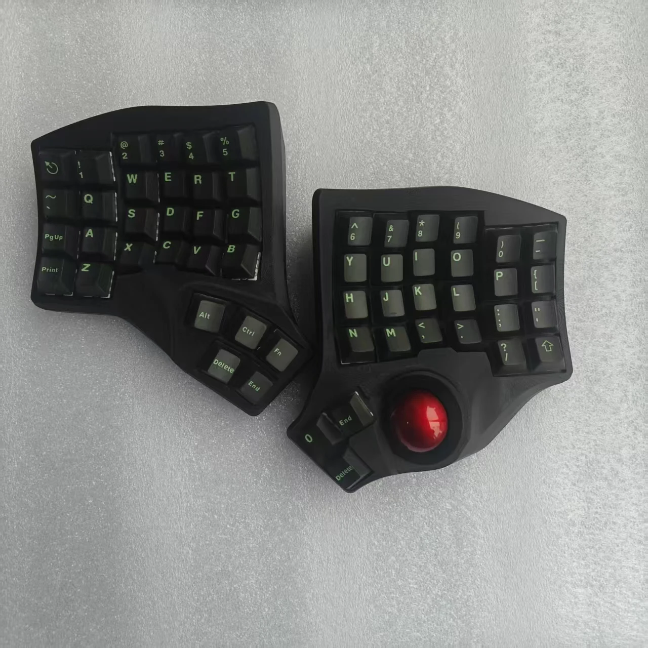 Charybdis MK2 4X6 Layout Trackball Split Keyboard Custom MX