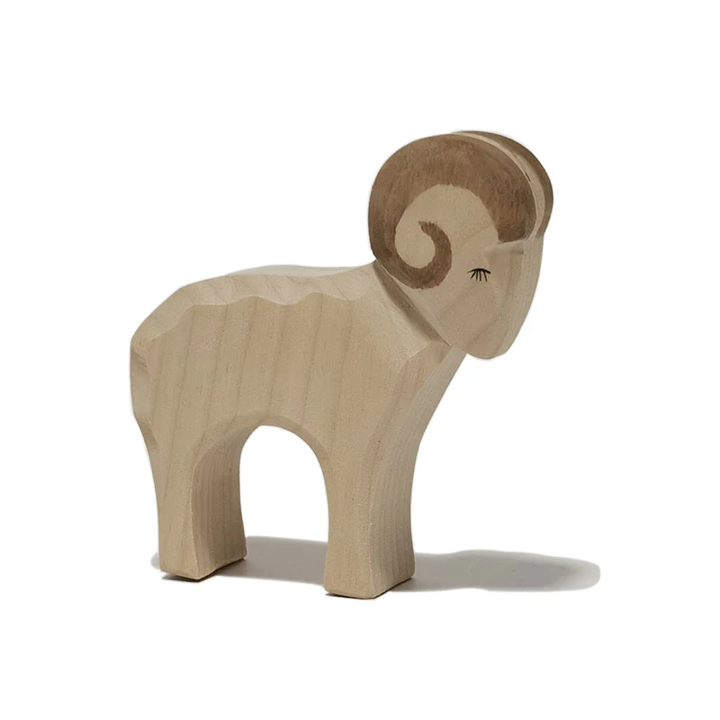 Un Ensemble De 6 Animaux Poupées Imbriquées En Bois, Vaches