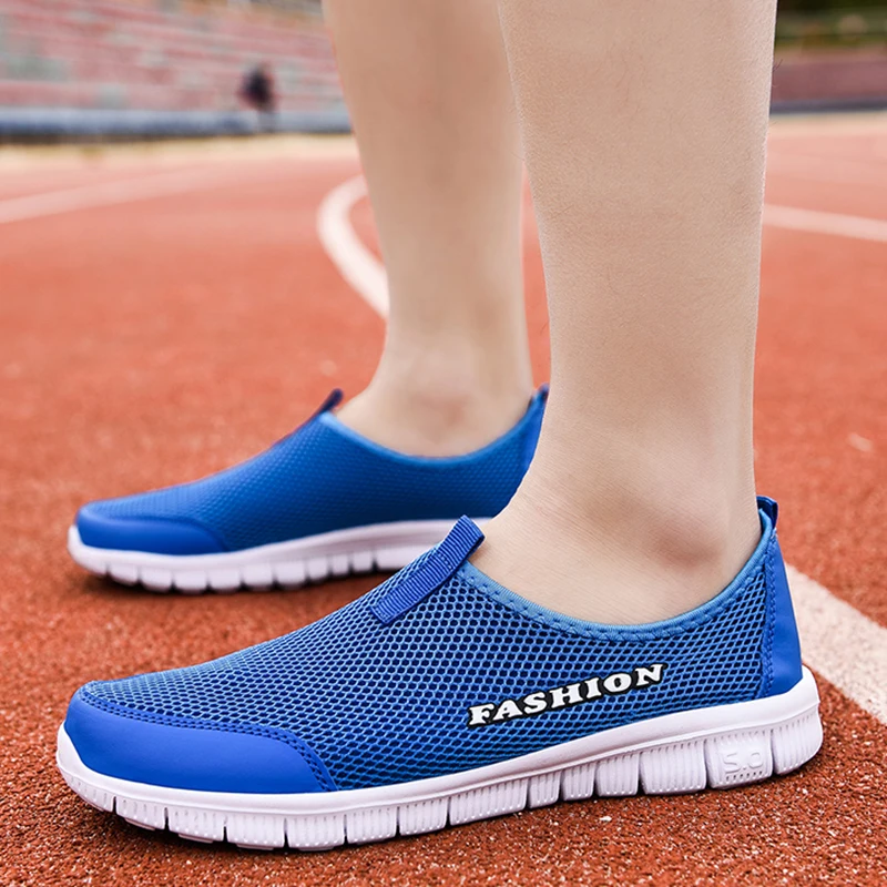 Women's Sneakers Fashion Trainers Flat Slip On Casual Shoes Plus Size