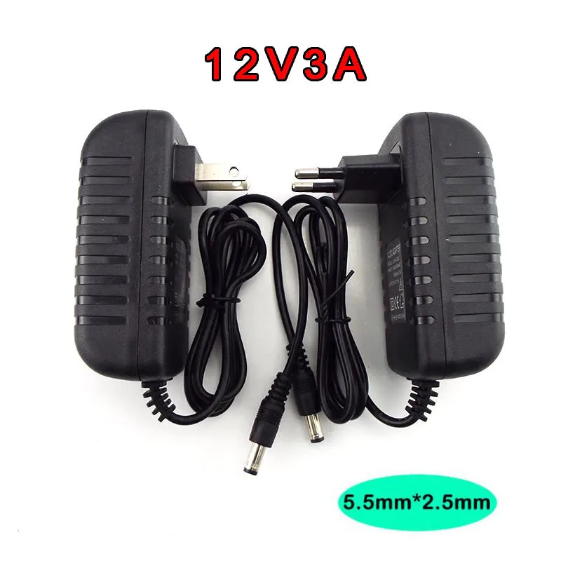 SmoTecQ 12V 2A Power Supply Adapter, 100-240V AC To DC, 5.5x2.1mm Plug - View #9