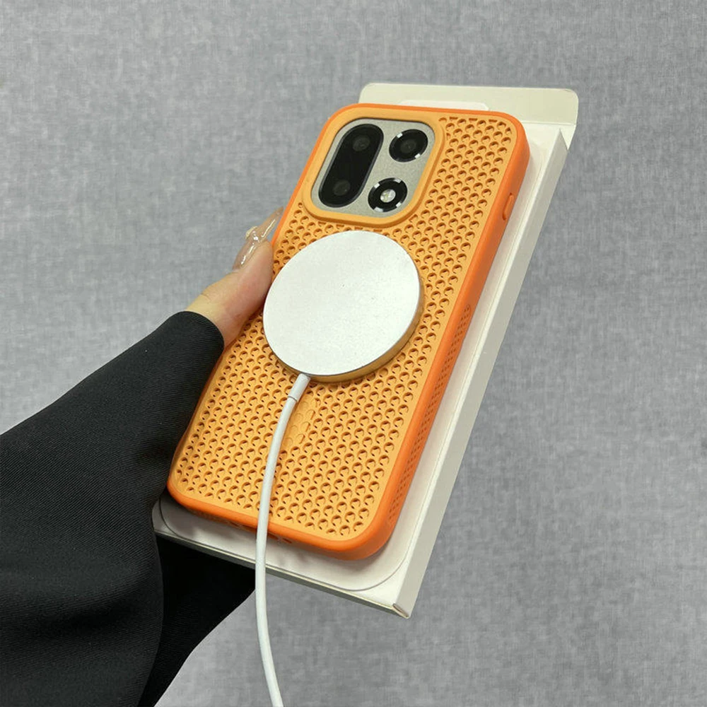 Original Cooling Magnetic Phone Case with Heat Dissipation and Breathable Shockproof Design