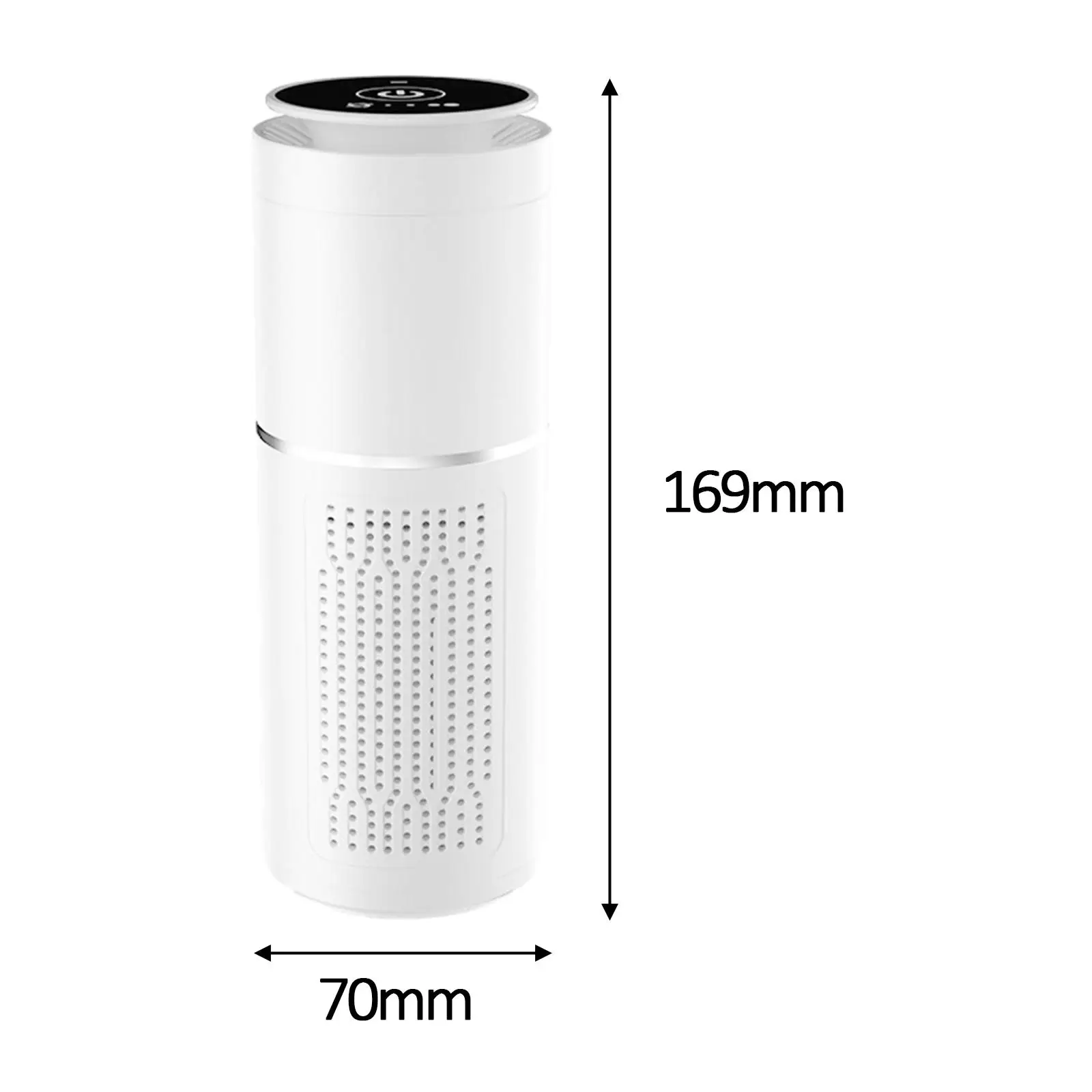 Personal Air Purifier Deodorizer Odor Smoke Dust Tabletop Air Freshener for Multi Scene Use Desktop Office Bathroom Living Room
