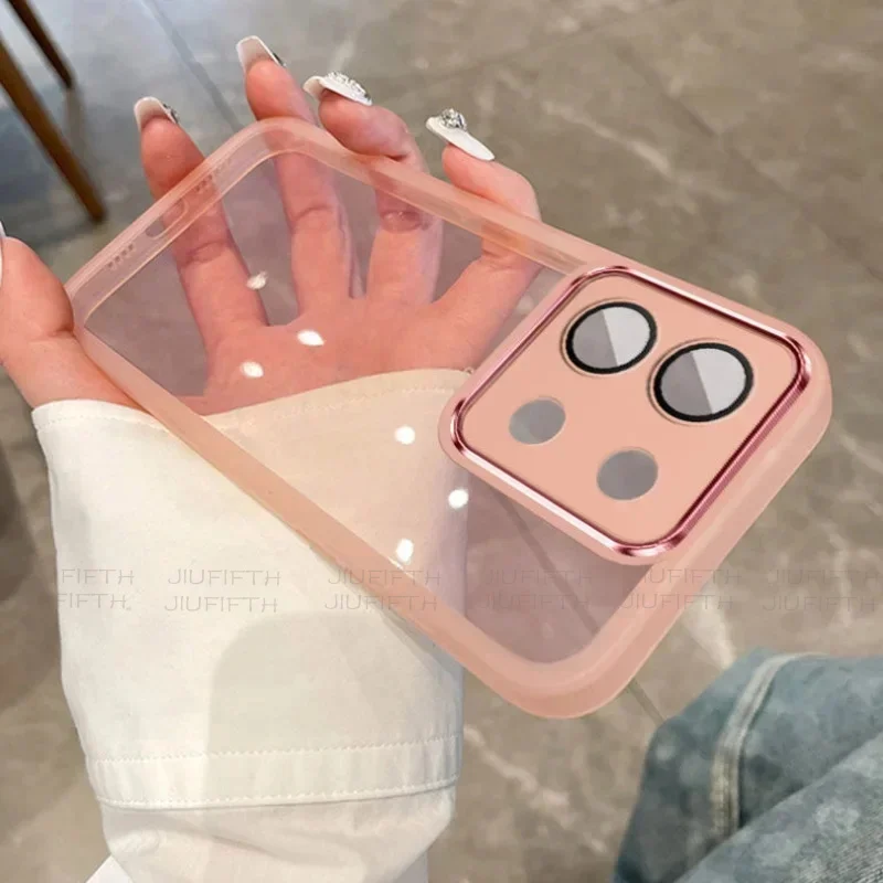 Ultra Clear Silicone Camera Protective Phone Case