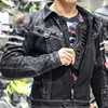 JK006 Jacket Spring Breathable Denim Mesh Racing Ride High-performance Drop Resistance Clothing Motorcycle Jacket 2
