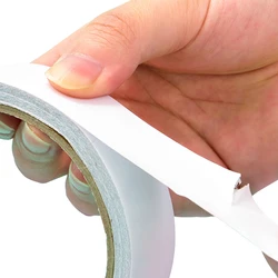 8M White Super Strong Double Sided Adhesive Tape Paper Strong Ultra-thin High-adhesive Cotton Double-sided Tape for Home Office