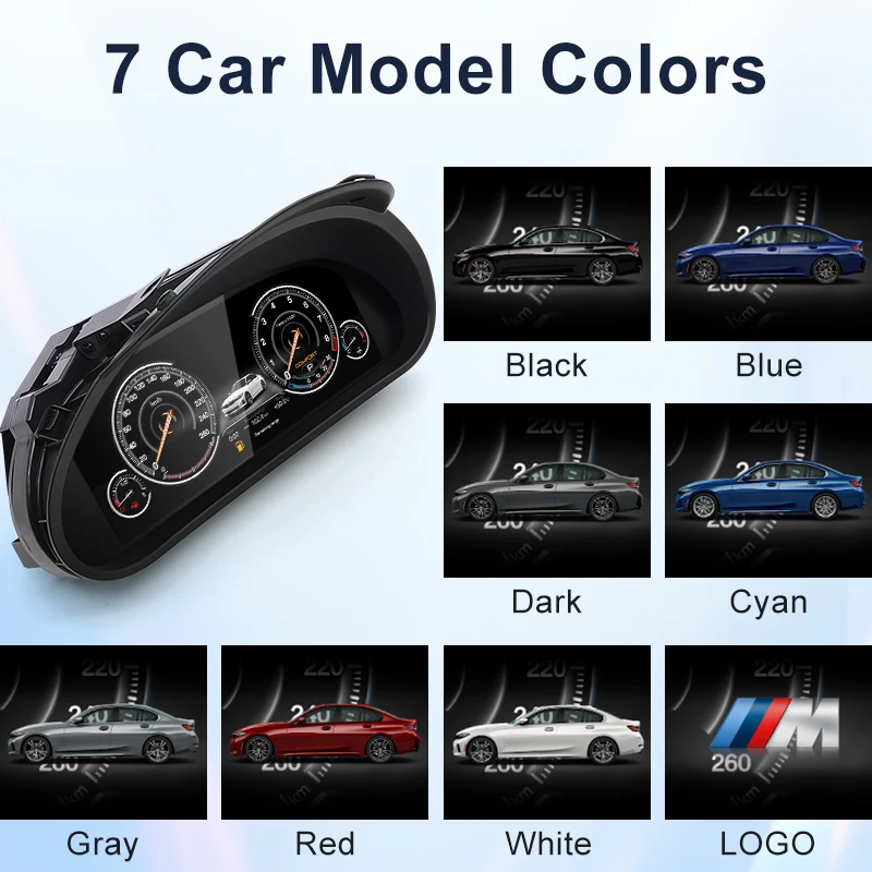 STWEI 2026 nuevo producto precio Facroy tablero de instrumentos LCD Digital para BMW Serie 3 M3 E46 Panel de grupo de instrumentos Cabina 4
