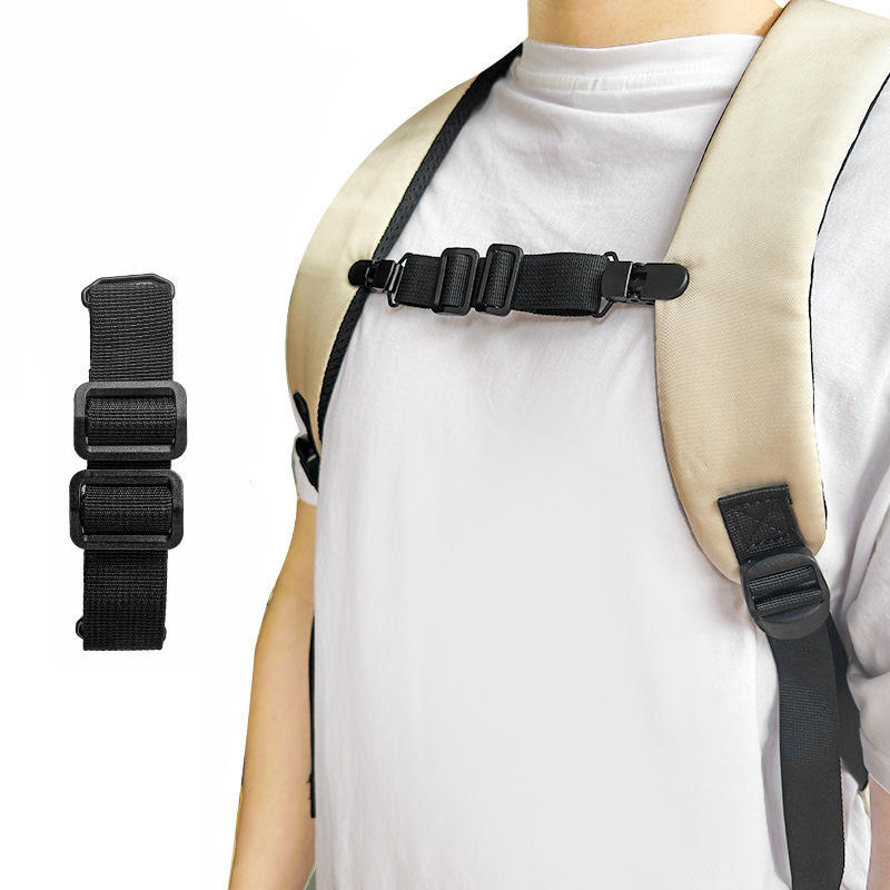 Adjustable Backpack Sternum Strap With Fixed Buckle Backpack Chest Strap Detachable Chest Belt Outdoor Camping Harness Strap