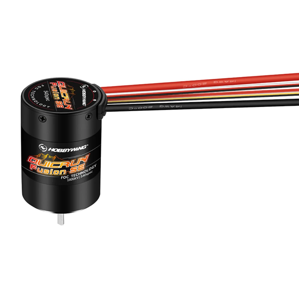 Hobbywing QuicRun Fusion SE 1200KV / 1800KV Sensored Brushless Motor Built In 40A ESC 2 in 1 Waterproof For 1/10 1/8 RC Car part