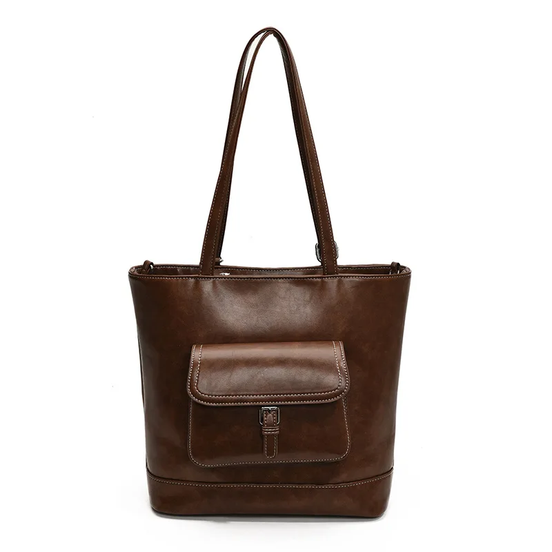 Tote Bag Women's 2024 Fashion Autumn and Winter Backpack High-end Shoulder Bag Large-capacity Commuter Handbag 4