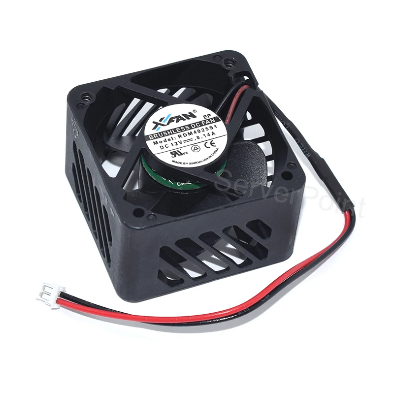For RDM4025S1 4025 12V 0.14A 40X40X25MM 40*40*25mm 2wire Cooling Fan cooling fan