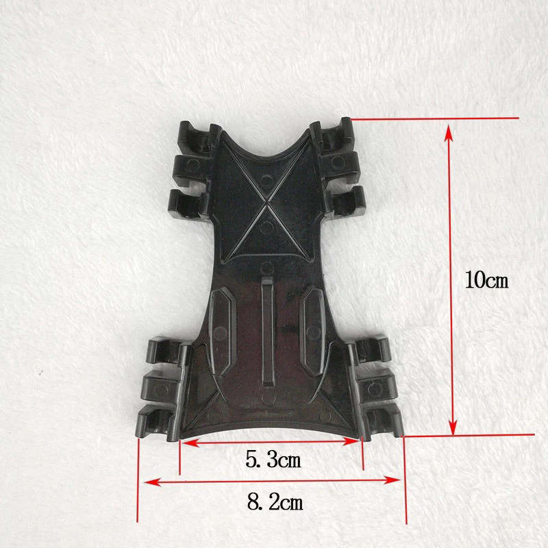 Vue rapprochée du support de base pour caméra action Gopro DJI OSMO avec une caméra installée, utilisée en parapente.