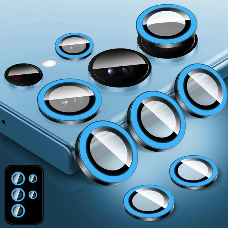 Night Light Luminous Tempered Glass Camera Lens Screen Protector Film Cover