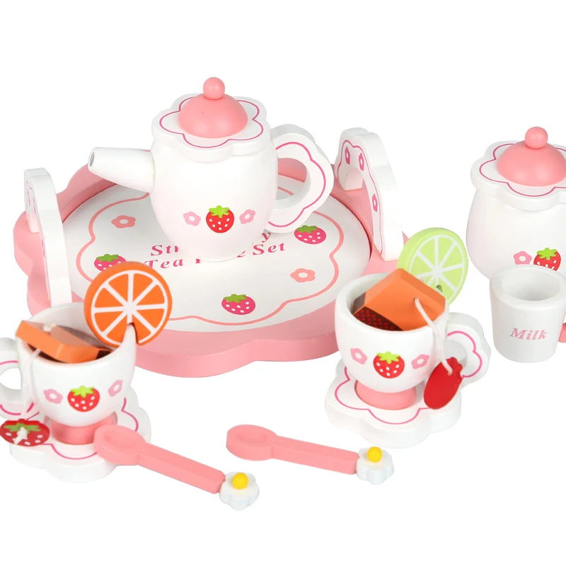 Toy Tea Set - Wooden 6