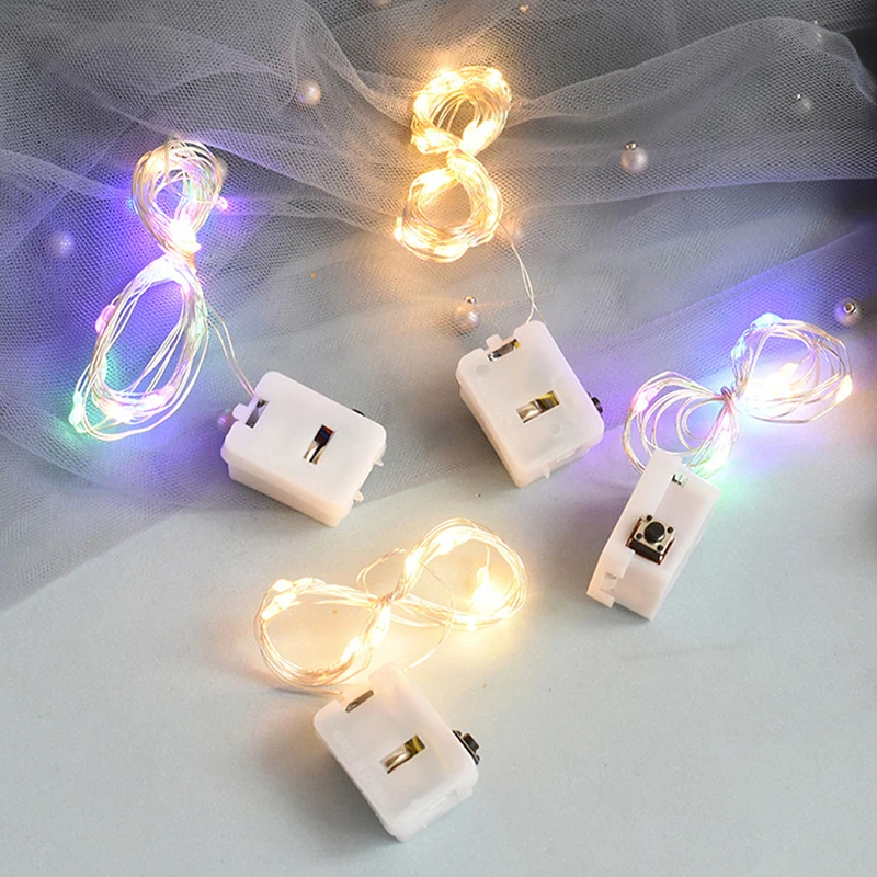 1/2/3M USB LED String Lights Copper Silver Wire Garland Light Waterproof Fairy Lights For Christmas Wedding Party Decoration