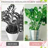 Monstera Shaped Plant Support Easy Installation Decorative Plant Stand Leaf Shape Plants Pole Sturdy Alloy Support Pile Garden 3
