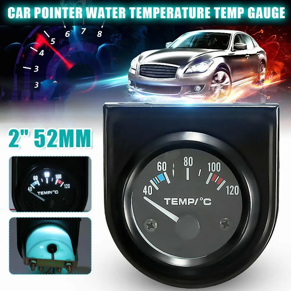 게이지 온도 게이지 정원 실내 주방 사무용품 부품 교체 1 Pc 1/8 NPT 12V DC 40-120 ℃