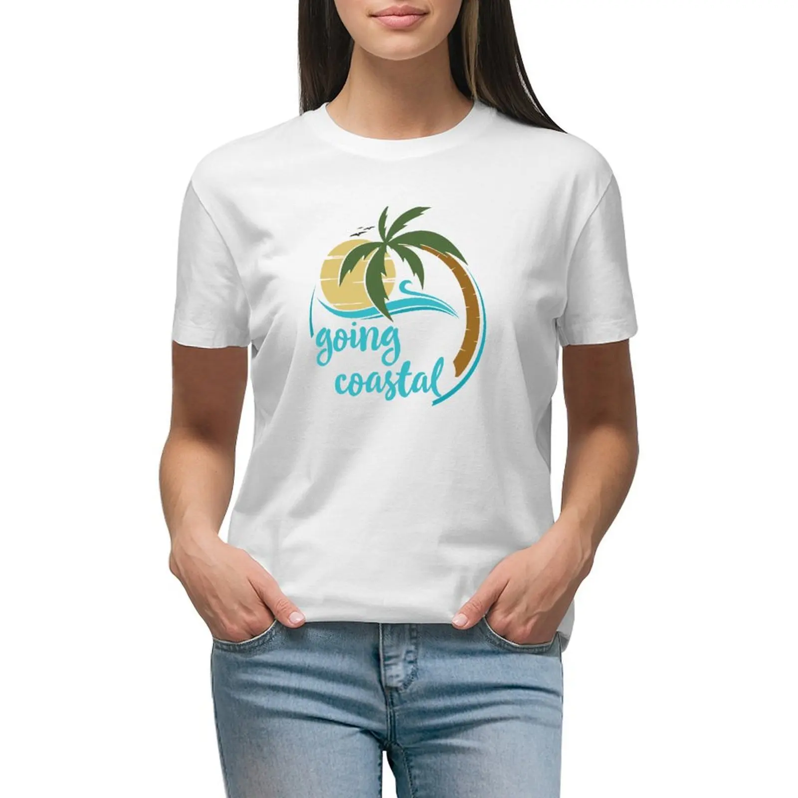

Going Coastal T-shirt aesthetic clothes female Women clothing