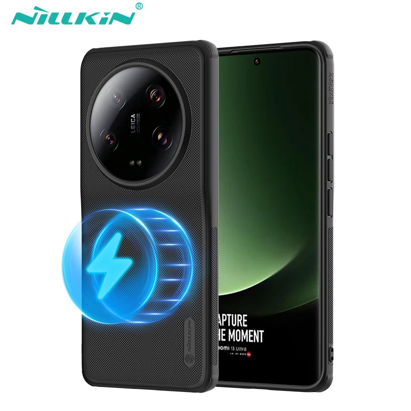 

For Xiaomi 13 Ultra Case NILLKIN Super Frosted Shield Pro Magnetic Wireless Charging Cover For Xiaomi Mi 13 Ultra