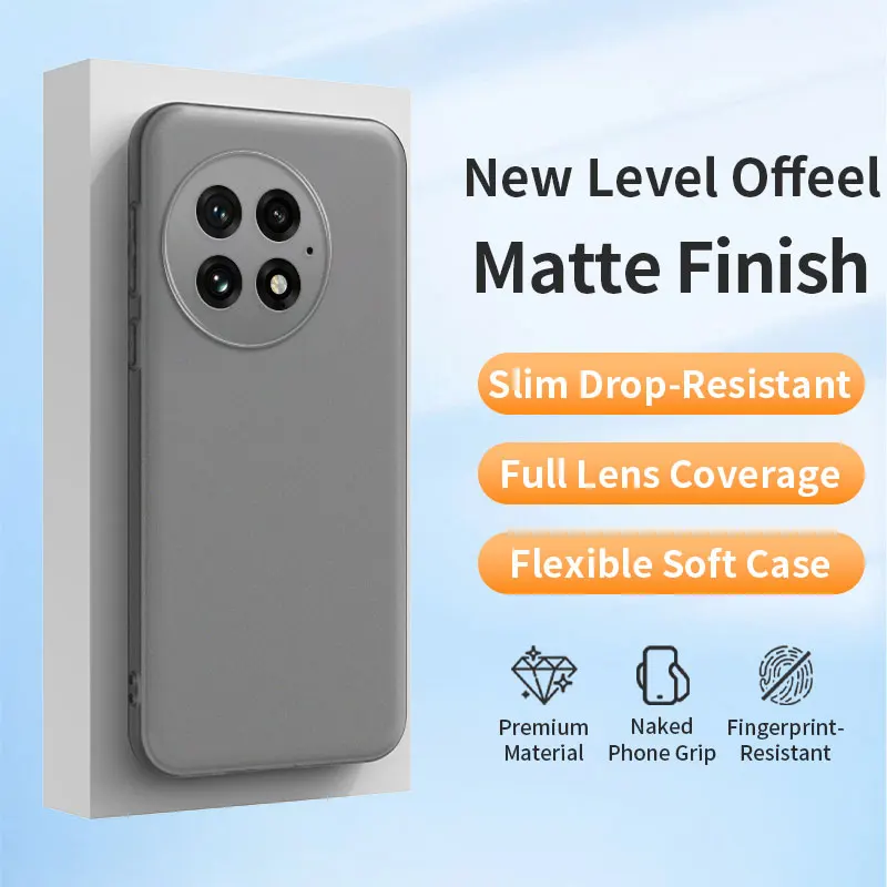 Ultra Thin Matte Shockproof Silicone Phone Case