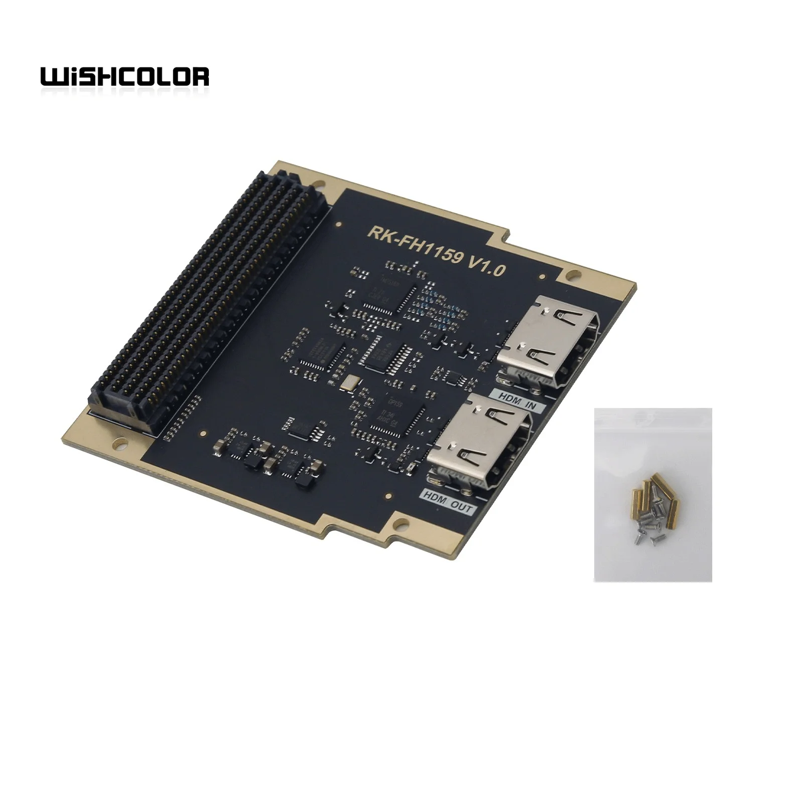 Wishcolor RK-FH1159 V1.0 4K HDMI 호환 비디오 입력 및 출력 모듈 FPGA용 HPC FMC 서브 카드 개발 보드