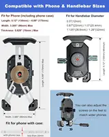 Motorcycle Phone Holder Fast Wireless Charging Quick USB Charger Moto Motorbike Mirror Stand Support Cellphone Handlebar Mount 6