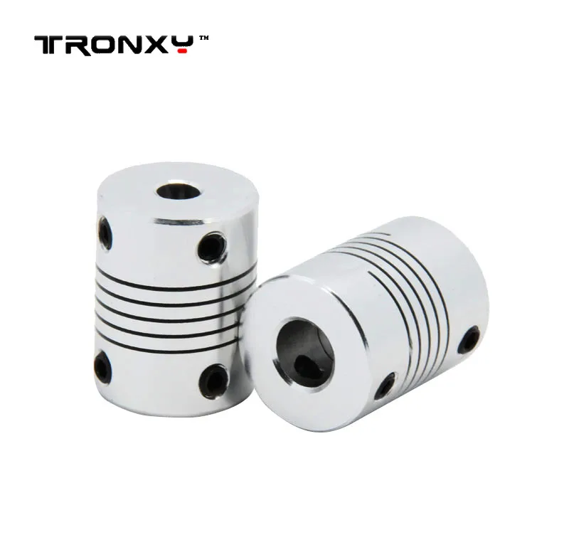 

TRONXY 1pc 5pcs 5x8x25mm 5x5x25mm Flexible Shaft Coupler Shaft For 3D Printer Stepper Motor Z Axis Parts Printing Accessories