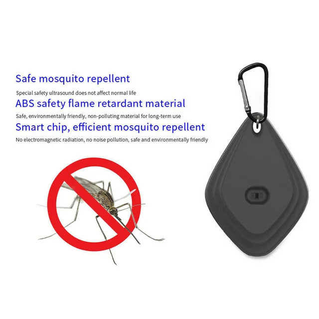 Hordozható Rovarcseppű Kültéri Túrázás Kemping Utazó 7 Zenekar Sonic Pest Repeller Újratölthető - Image 4