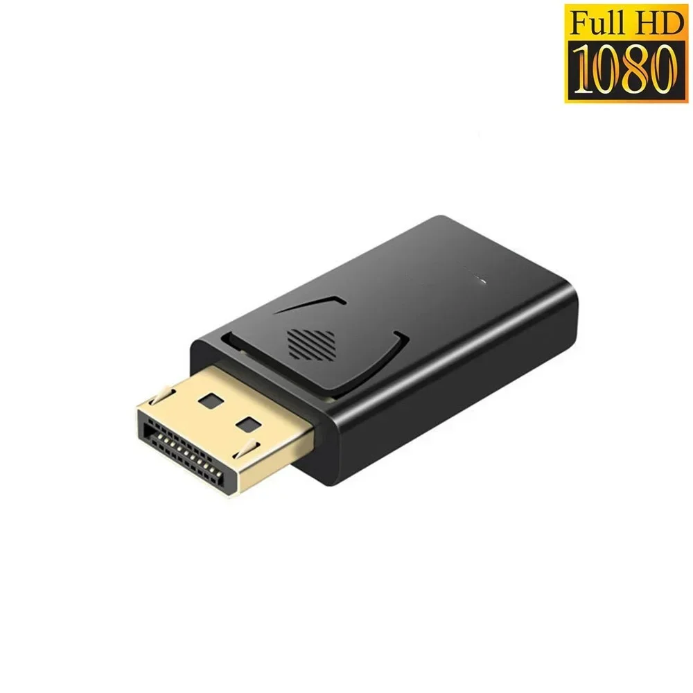 ממיר DP ל-HDMI למחשב טלוויזיה מקרן Displayport זכר לנקבה וידאו דונגל לטיפוח משרדי