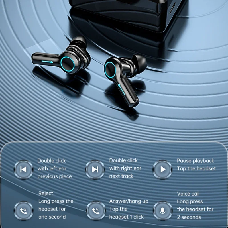 For Samsung Galaxy A50 A20 S10e S10 S20 Plus S20 FE A72 5G A71 A51 A21s A12 Earphone Bluetooth Touch Control Wireless Headphones