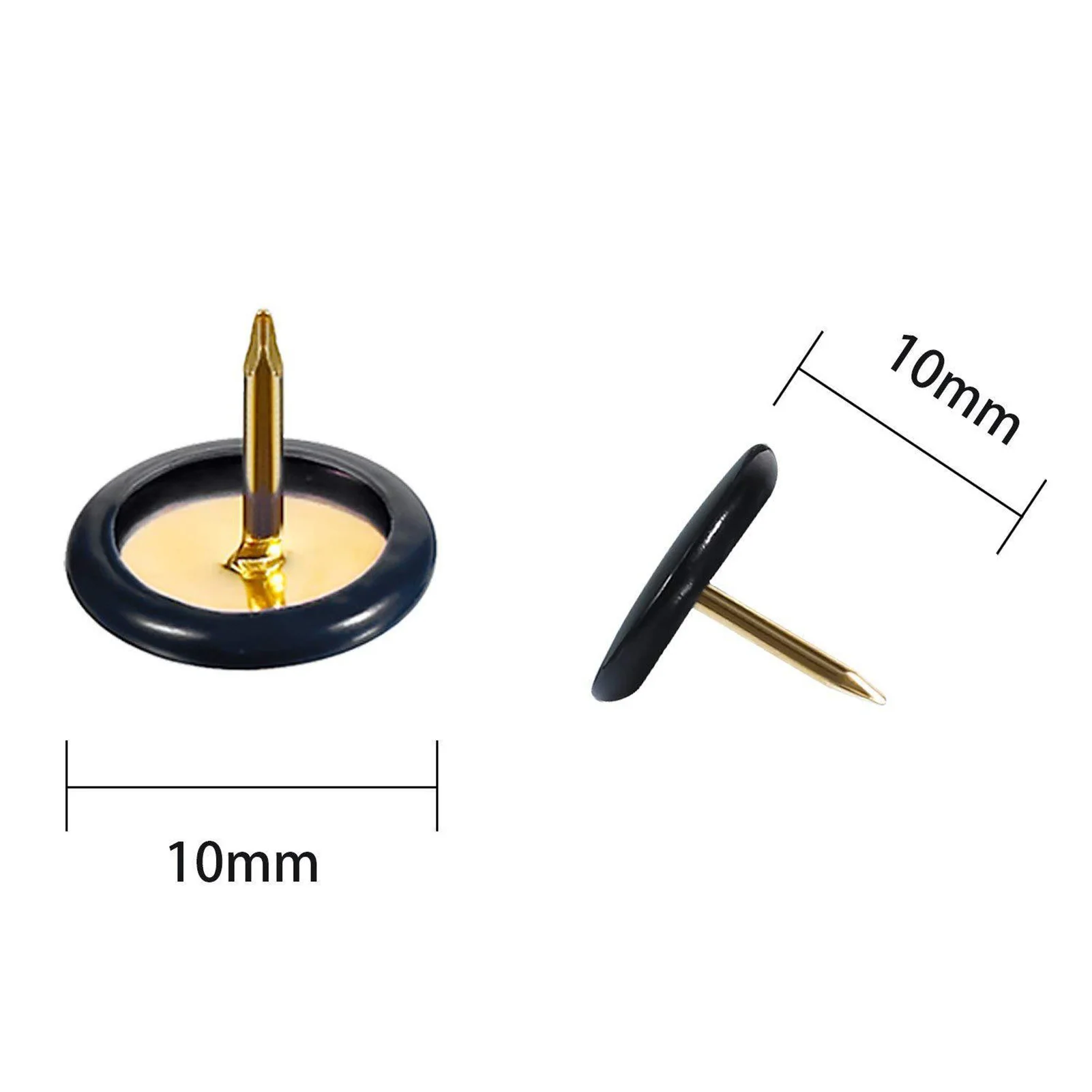 100pcs Push Pins Round Head Thumbtacks Decorative Colored Thumb Tacks for Office School Supplies