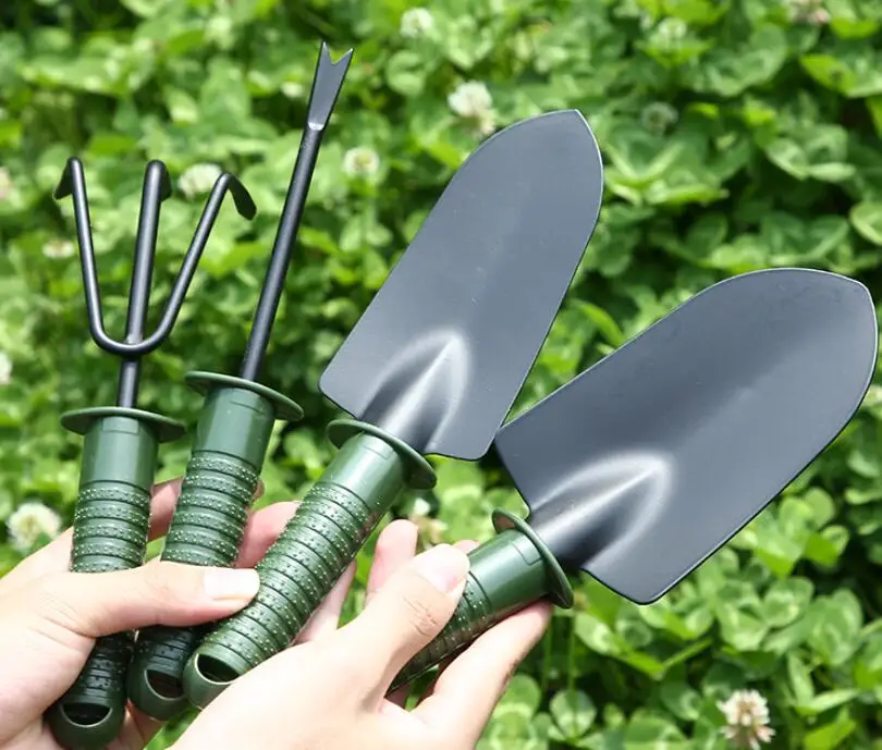 

Chanhai Tool Thickened Beach Shovel Potted Flower Cultivation Fleshy Four Piece Set Vegetables Flower Tools Shovel Hoe Cmmt12018