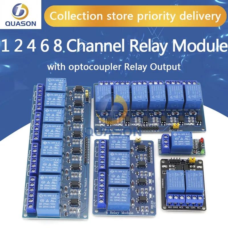 5V 12V1 2 4 6 Modulo Relè A 8 Canali Con Uscita Relè Accoppiatore Ottico 1 2 4 6 Modulo Relè A 8 Vie Per Arduino Disponibile