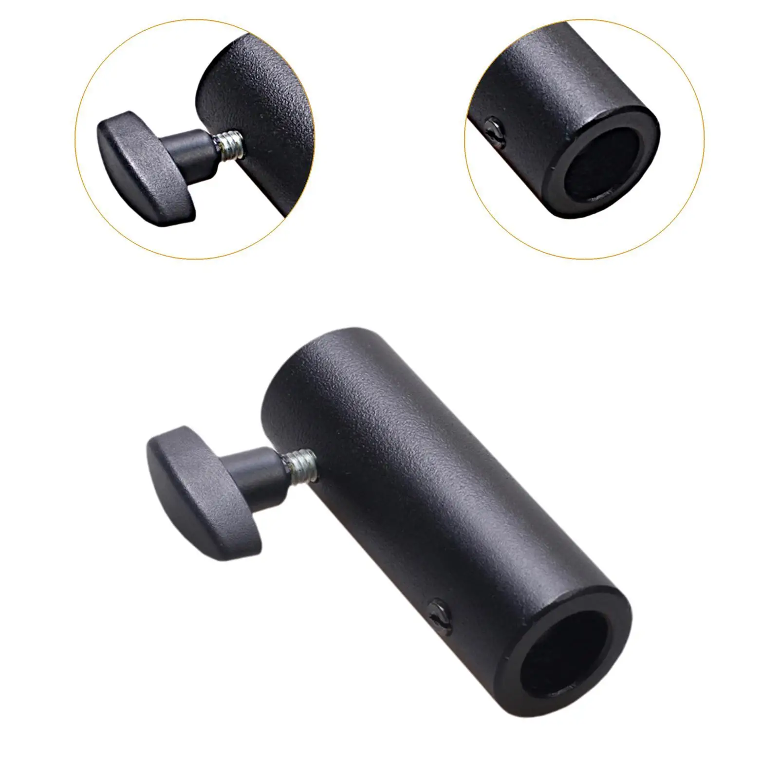 Double Female Adapter Useful Camera Converts 0.6 to 0.7 inch Light Stand Tip
