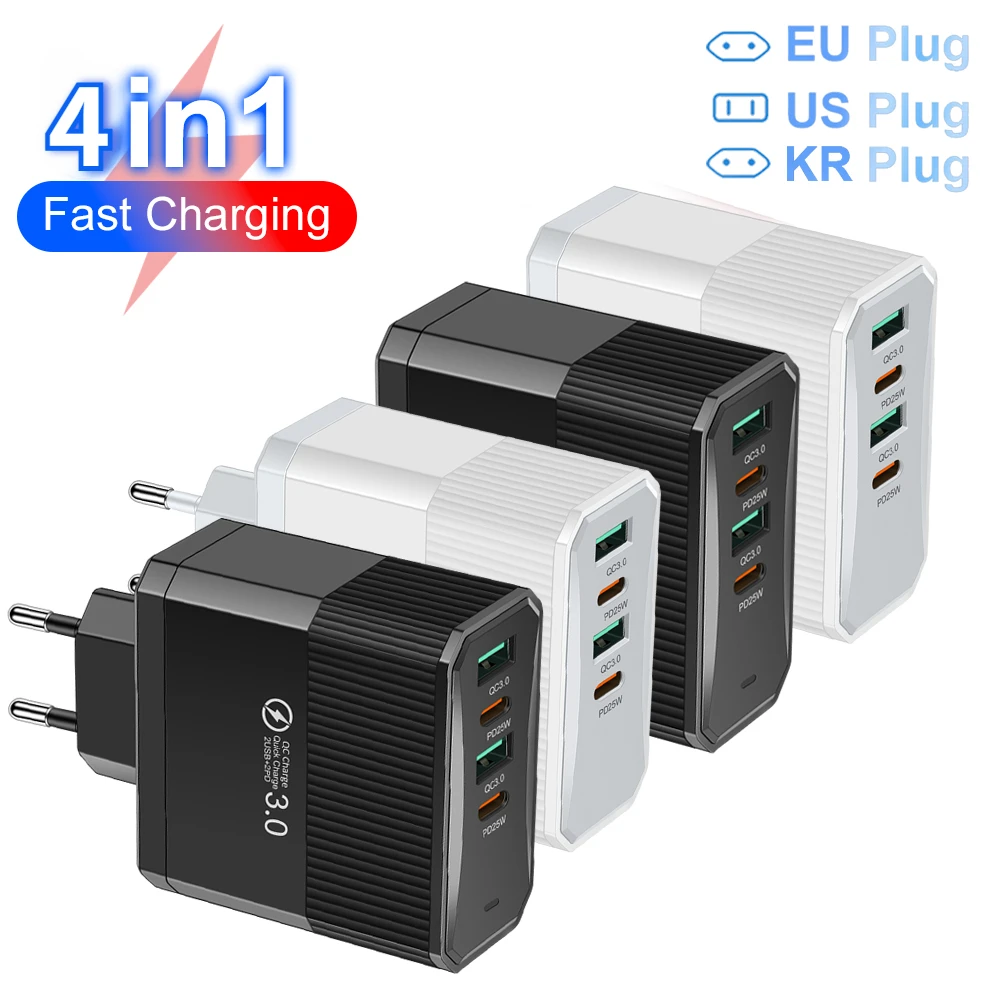 USB C Charger Muti 4 Ports PD Type C Fast thumbnail 9