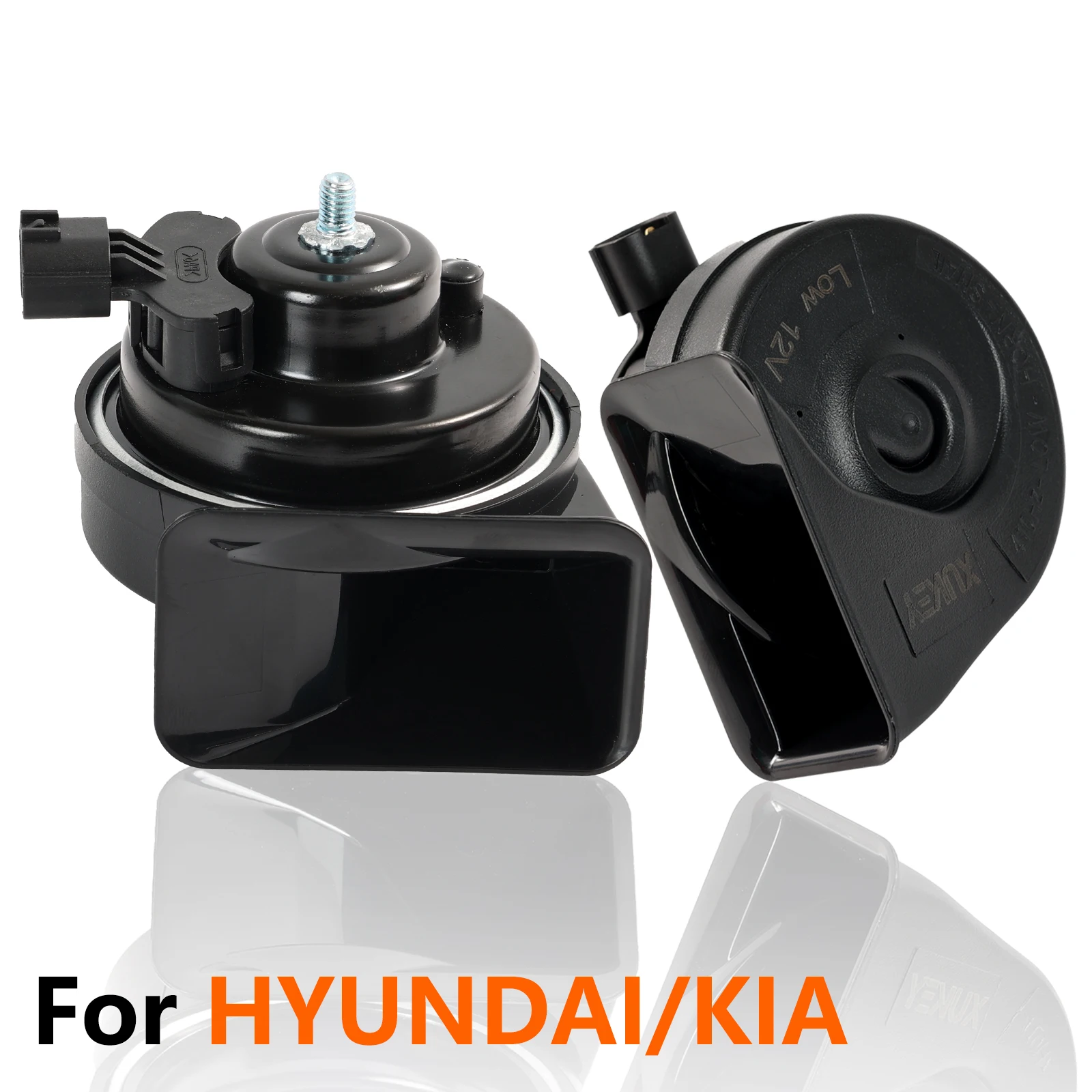 Car Air Horn 12V 110-125db 410/510Hz High Low Pitch Snail Horn Loud For Kia Rio Sportage Hyundai Solaris Creta / ix25 Accent RB HC Tucson i20