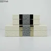 Minimalism Leather Jewelry Boxes Wood Rectangle Cosmetic Jars Dresser Table Desk Decoration Exquisite Jewelry Storage Jar 2