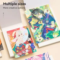 Languo отрывной блокнот для рисования, альбом для рисования, справочник, бумага 250 г/м2, 40 листов, мини-книга для акварели, акриловый маркер, ручка, гуашь — изображение 6