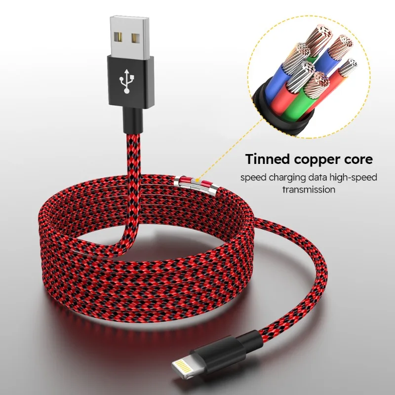 Ultimate 3-Pack USB Fast Charging Cables for Apple Devices - 1m Length