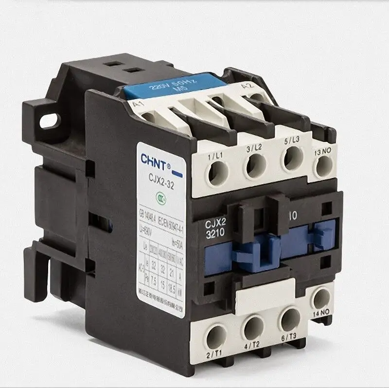 Nuovo Contattore Chint Cjx2-3210 Ac 3 Poli + 1No 32A Lc1D3210